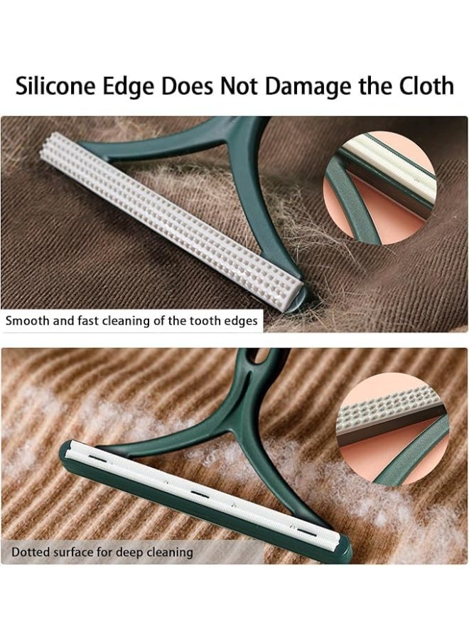 5 Pack Pet Hair Remover, Portable Dog Cat Hair Remover, Lint Remover, Reusable Pet Hair Removal Tool, Lint Shaver Cleaner Pro, Carpet Scraper for Couch Furniture, Blanket, Clothing, Carpet, Rugs - Image 2